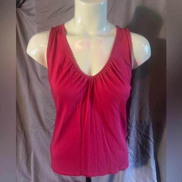 Ann Taylor Tops - Ann Taylor Pink Sleeveless Tank Top